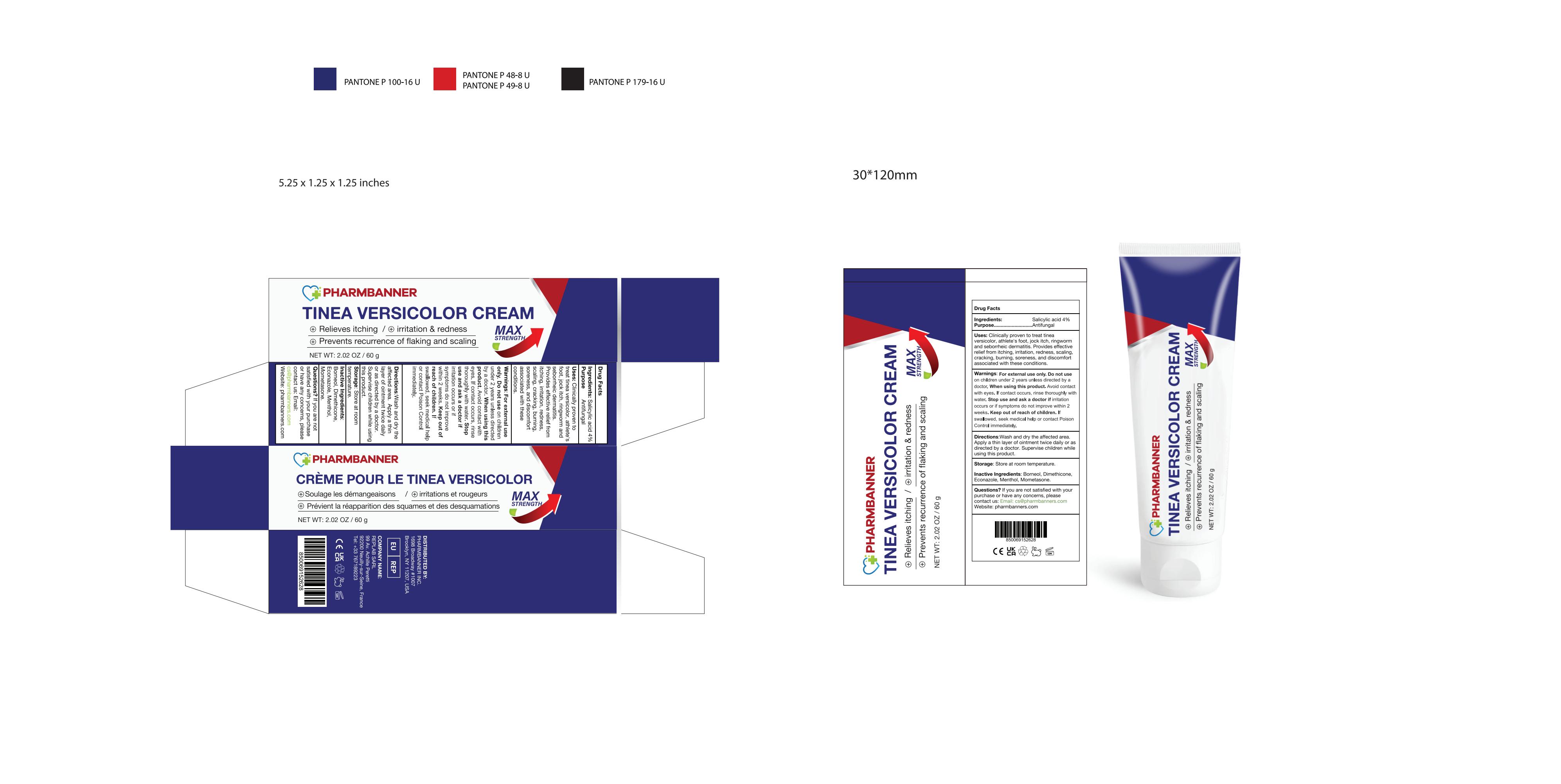Pharmbanner Tinea Versicolor Cream